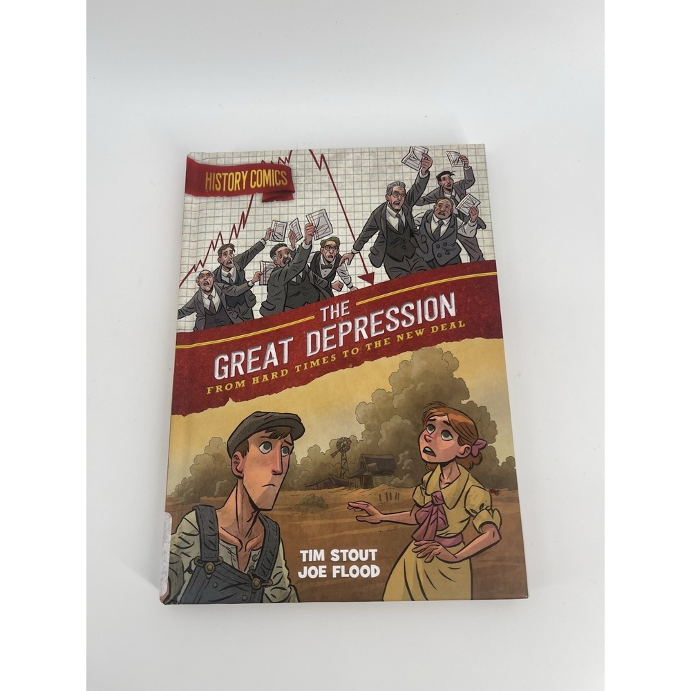 RARE Great Depression Graphic Novel HC 1st Ed 2025 Ex Library History Comics